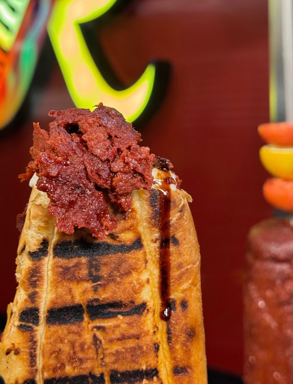 Ruby's Cuisine signature sujuk sandwich grilled Lebanese halal food Scarborough